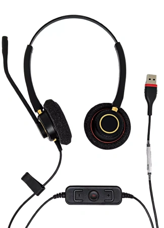 VoiceXpert VXH-500DM-S, проводная USB-гарнитура